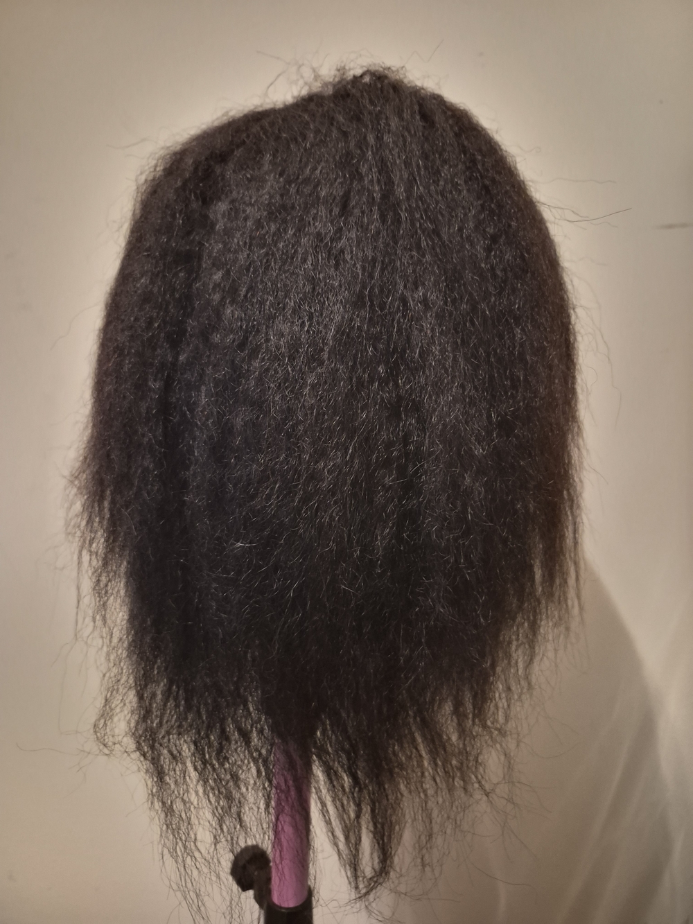 Kinky straight human hair wig - Picture 3 of 6